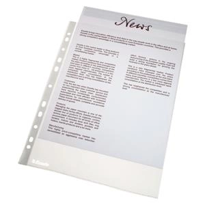 A4 Plastic Punched Pockets