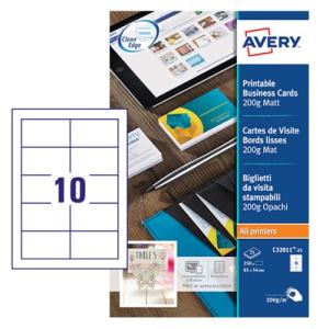 Avery Business Cards