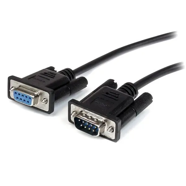 StarTech.com 0.5m Black DB9 RS232 Serial Cable MF