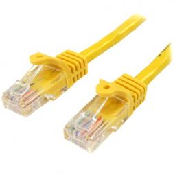 0.5m Yellow Snagless Cat5e Patch Cable