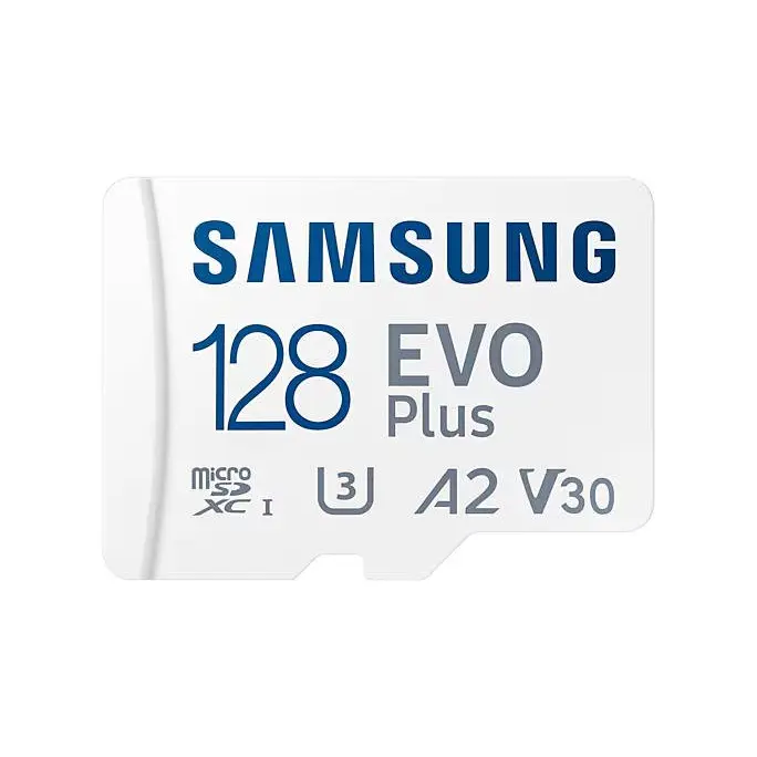 Samsung 128GB Evo Plus V30 A2 MicroSDXC Memory Card and Adapter