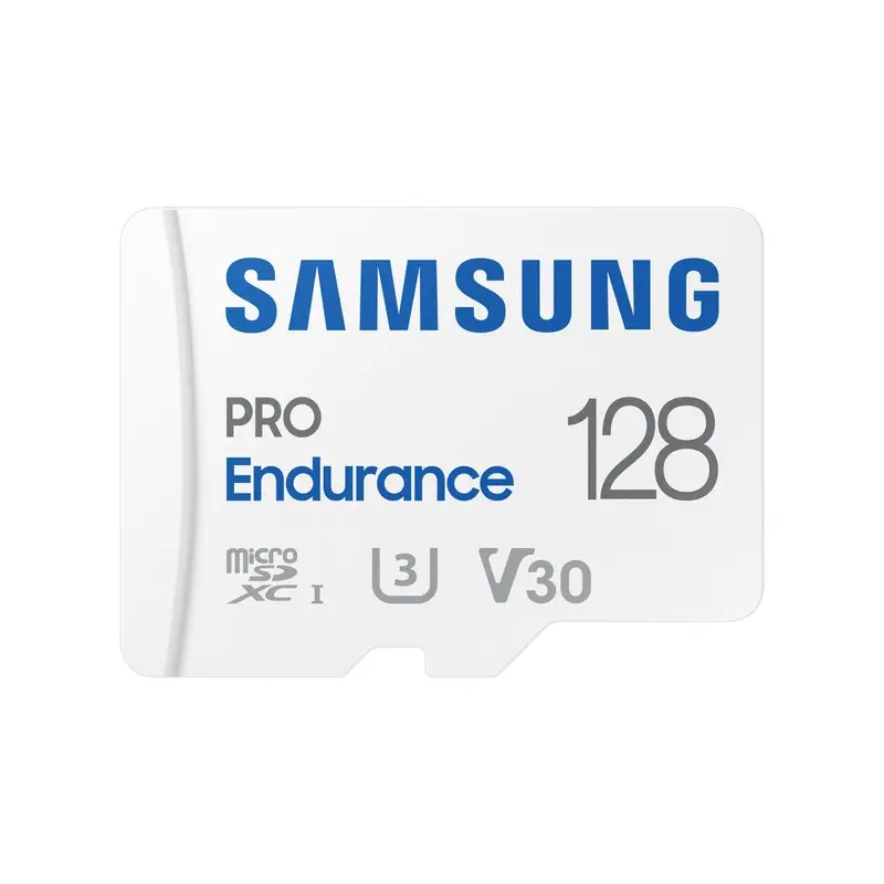 Samsung PRO Endurance 128GB Class 10 MicroSDHC Memory Card and Adapter