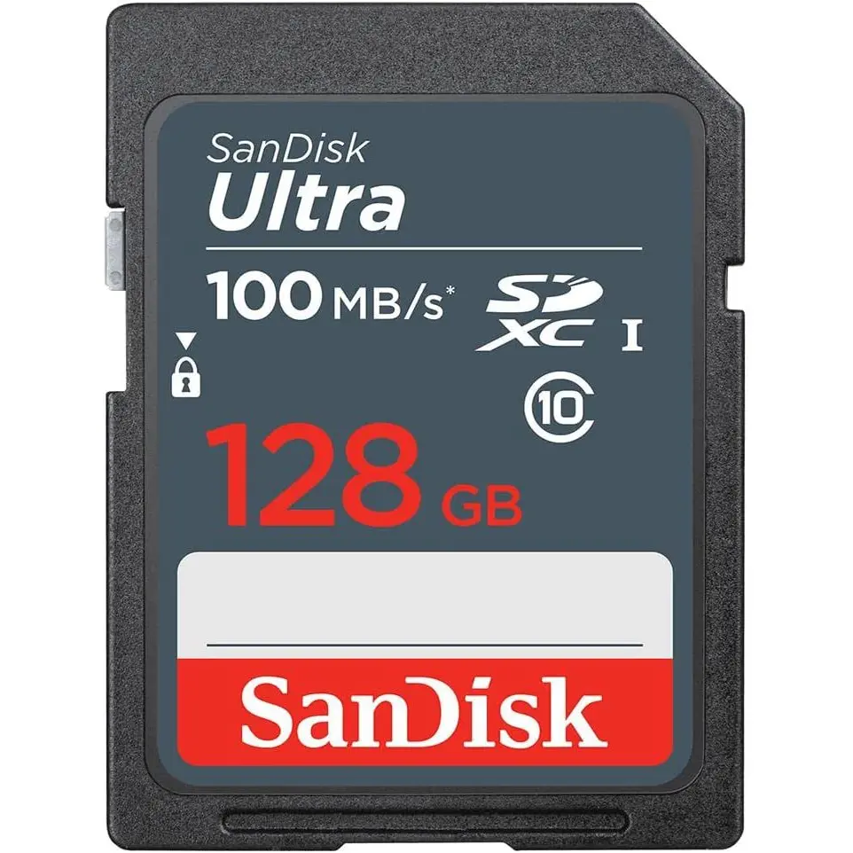 SanDisk 128GB Ultra Class 10 SDXC Memory Card