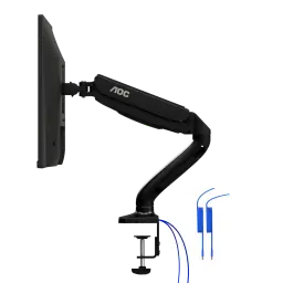 AOC AS110DX 13 Inch to 32 Inch Monitor Arm Mount with USB and USB-C Port