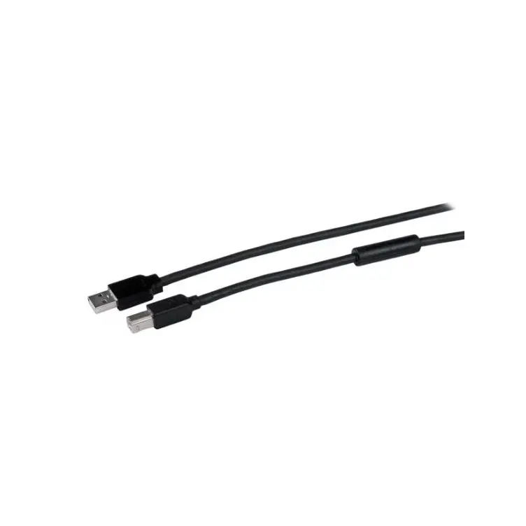 StarTech.com 15m Active USB 2.0 A to B Cable Black