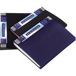 Rexel See And Store A4 Display Book 40 Pocket Navy Blue