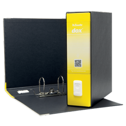 Esselte DOX 1 A4 Lever Arch File Yellow Pack of 6