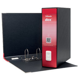 Esselte DOX 1 A4 Lever Arch File Red Pack of 6