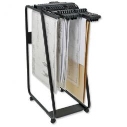 Hang A Plan Trolley Bundle 10x A0 Hangers and Trolley