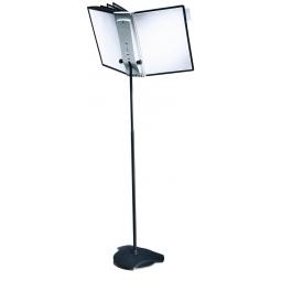 Durable Sherpa Floor Stand 10 Set, Stand, Bracket and Display Panels Black	