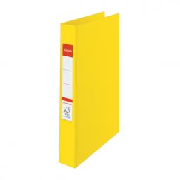 Esselte VIVIDA Ring Binder 2 Ring 25mm Yellow 10 Pack