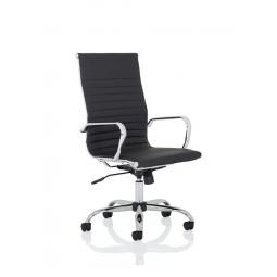 Nola Executive Chair Black and Chrome Executive Office Seating