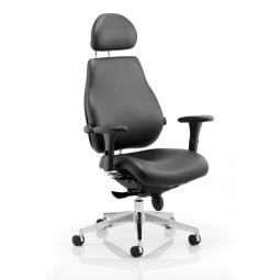 Chiro Plus Ultimate With Headrest Black