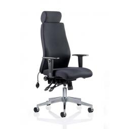 Onyx Ergo Posture Chair Black Fabric