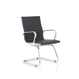 Nola Cantilever Visitor Chair Black