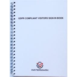Watermark Creative GDPR Refill Visitors Book Sign in Sign Out 1250 Entries