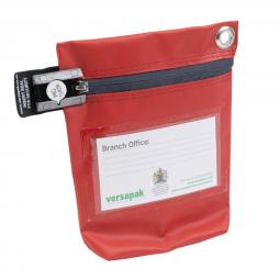 Versapak Secure Cash Bag Small Red CCB0