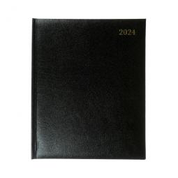 Collins QB7 Diary Week to View Appointments 2024 Black 819592