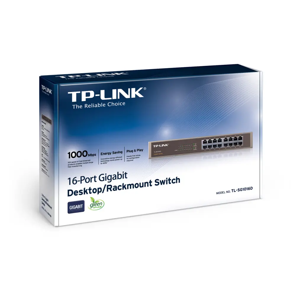 TP-Link 16 Port Gigabit Ethernet Desktop Switch