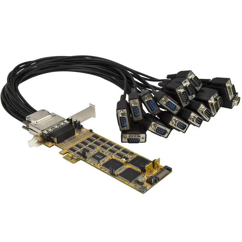 StarTech.com 16 Port Low Profile Serial Card RS232 PCI Express