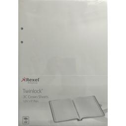 Twinlock Crown 3C Plain Sheets Pack 100 75840