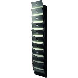 Helit Mesh Display 10 x A4 Pockets Black