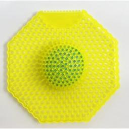Hexagon 60 Day Urinal Screen Mat Lemon - 1009118