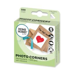 Quality Photo Corners Clear 500 pcs per box from Home Hobby by 3L