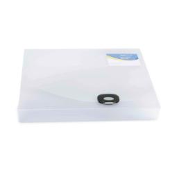 Rapesco 40mm Rigid Wallet Box File A4 Clear