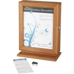 Safco Customisable Wood Suggestion Box Cherry 4236CY