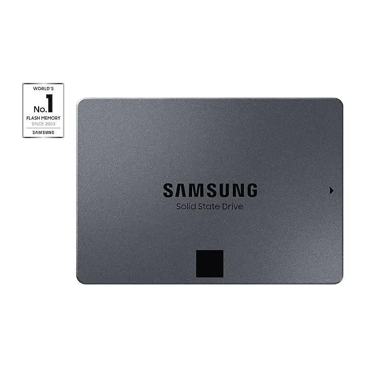 Samsung 1TB 870 QVO SATA 3 6bs QLC Technology 2.5 Inch Encrypted Internal Solid State Drive