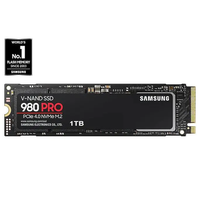 Samsung 980 PRO M.2 1TB PCI Express 4.0 M.2 VNAND MLC NVMe Internal Solid State Drive