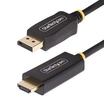 StarTech.com 1m 4K 60Hz HDR DisplayPort to HDMI Cable