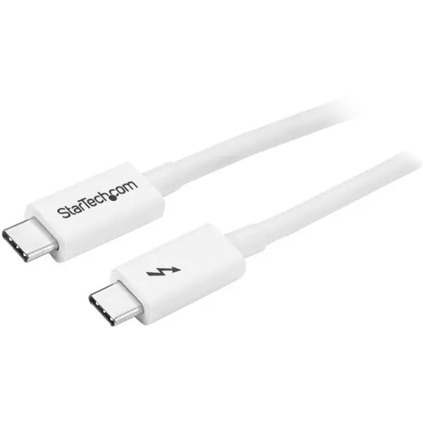 StarTech.com 1m Thunderbolt 3 Cable 20Gbps White