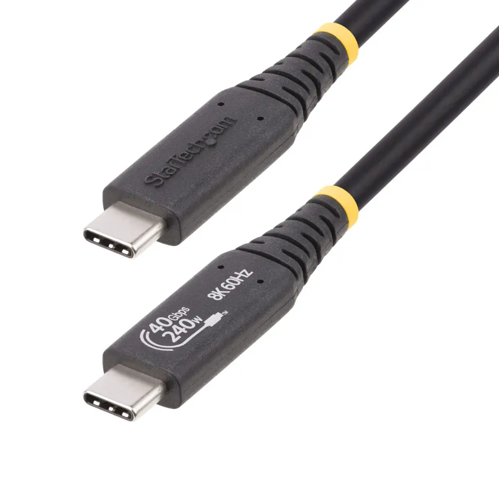 Startech.com 1M USB 4 Cable USB-IF Certified USB-C Cable