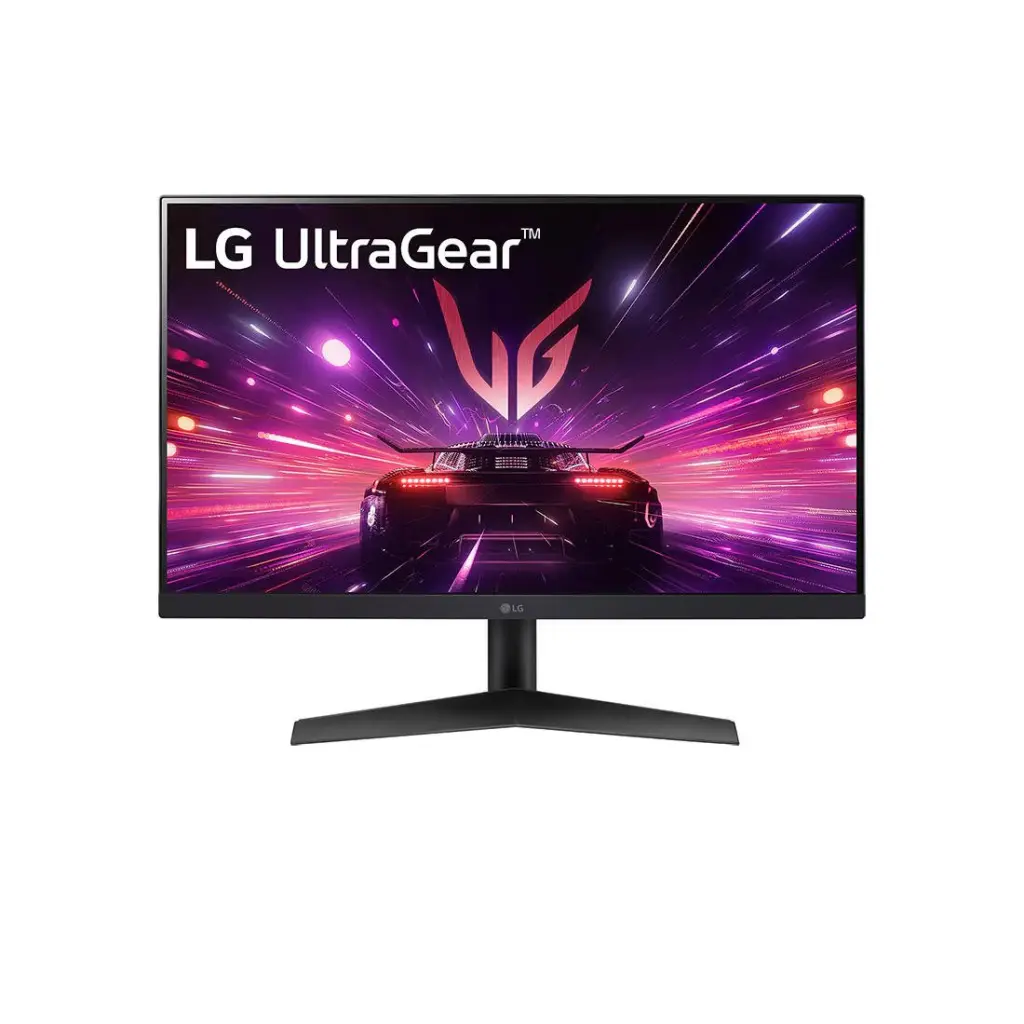 LG UltraGear 24GS60F-B 24 Inch 1920 x 1080 Pixels Full HD IPS Panel FreeSync HDR10 HDMI DisplayPort Monitor