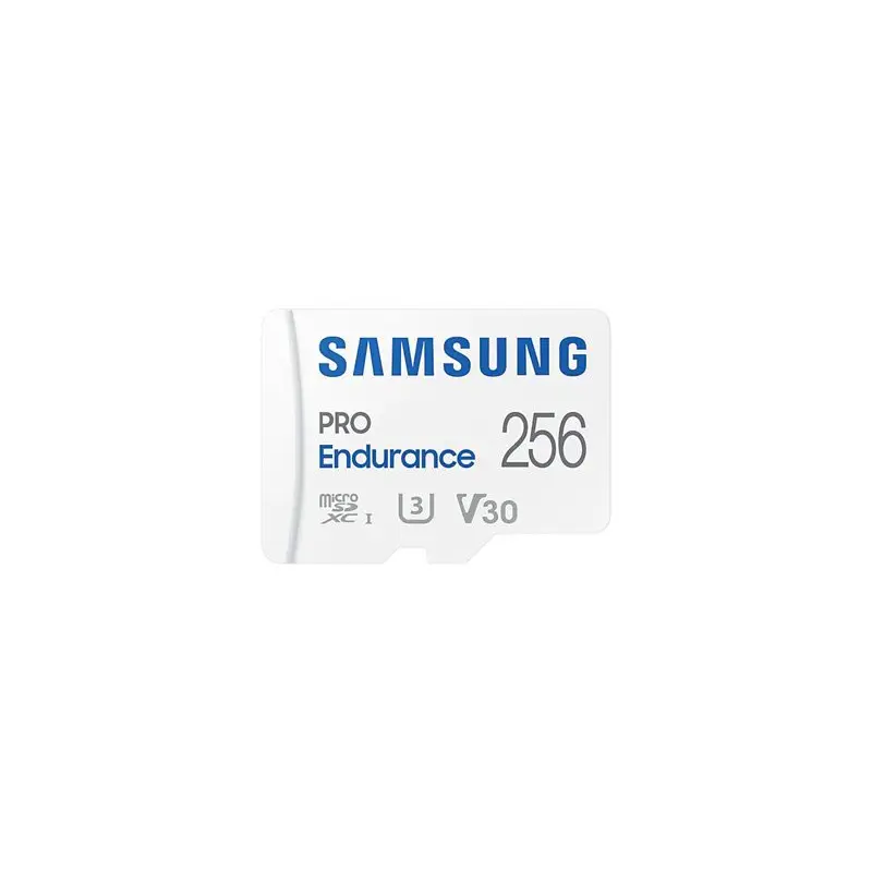 Samsung PRO Endurance 256GB Class 10 MicroSDHC Memory Card and Adapter