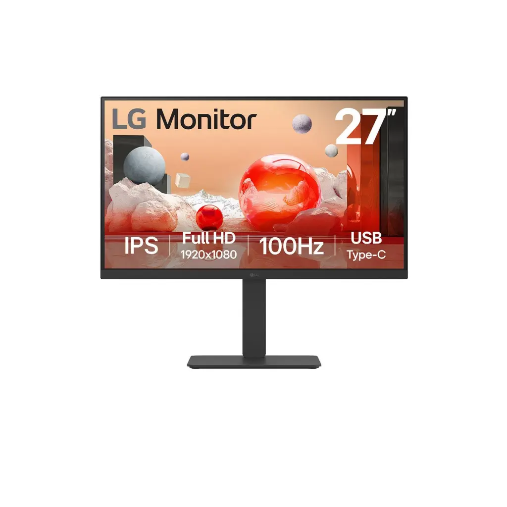 LG 27BA750-B 27 Inch 1920 x 1080 Pixels Full HD IPS Panel HDMI DisplayPort USB-C Monitor