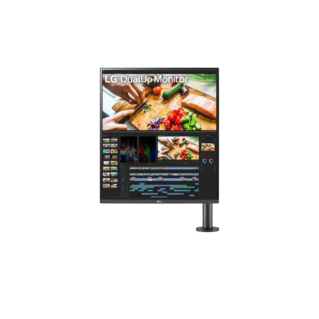 LG 28MQ780B 27.6 Inch 2560 x 2880 Pixels Quad HD Resolution DualUp Ergo HDMI DisplayPort USB LED Monitor