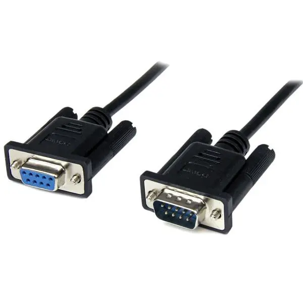 StarTech.com 2m DB9 RS232 Serial Null Modem Cable FM