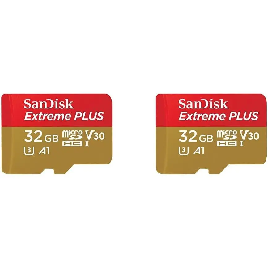 SanDisk Extreme PLUS 32GB SDHC Memory Card 2 Pack