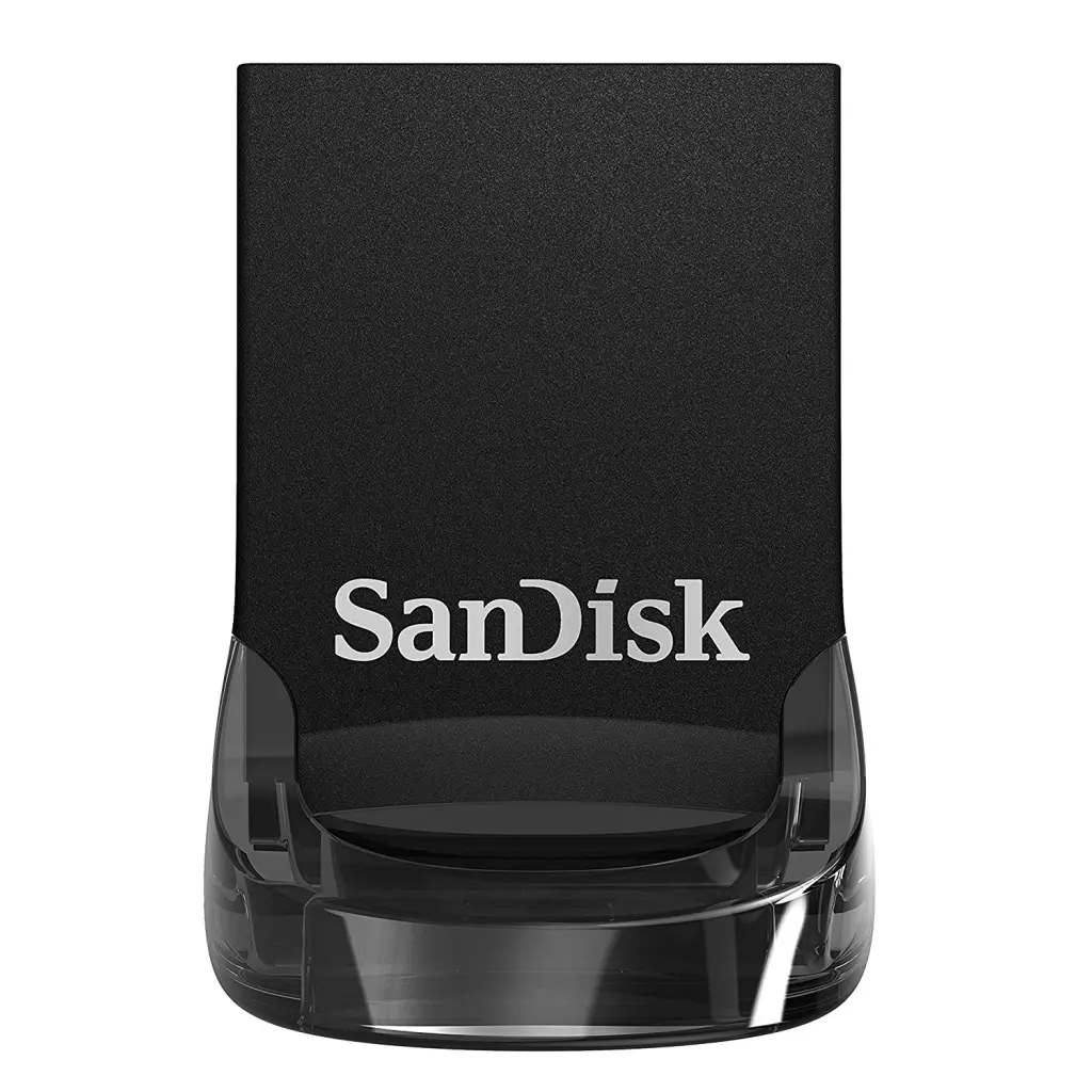 SanDisk Ultra Fit USB3.1 Capless Flash Drive Plug Up to 130Mbs Read Speed