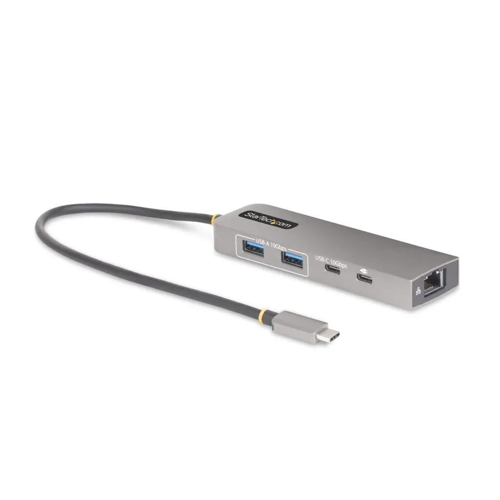 StarTech.com 3 Port USB-C Hub with 2.5 Gbps Ethernet and 100W Power Delivery