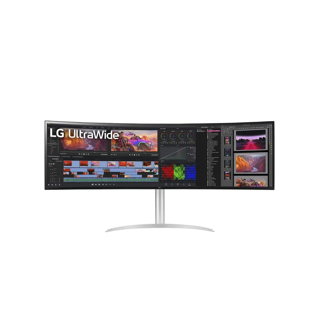 LG 49WQ95C-W 49 Inch 5120 x 1440 Pixels UltraWide Dual Quad HD FreeSync Premium Pro HDMI DisplayPort Monitor