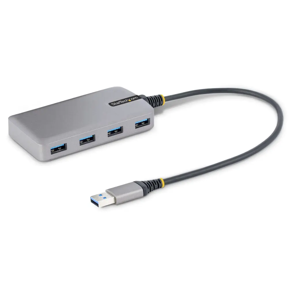 StarTech.com 4-Port USB Hub - USB 3.0 5Gbps Bus Powered USB-A to 4x USB-A Hub with Optional Auxiliary Power Input