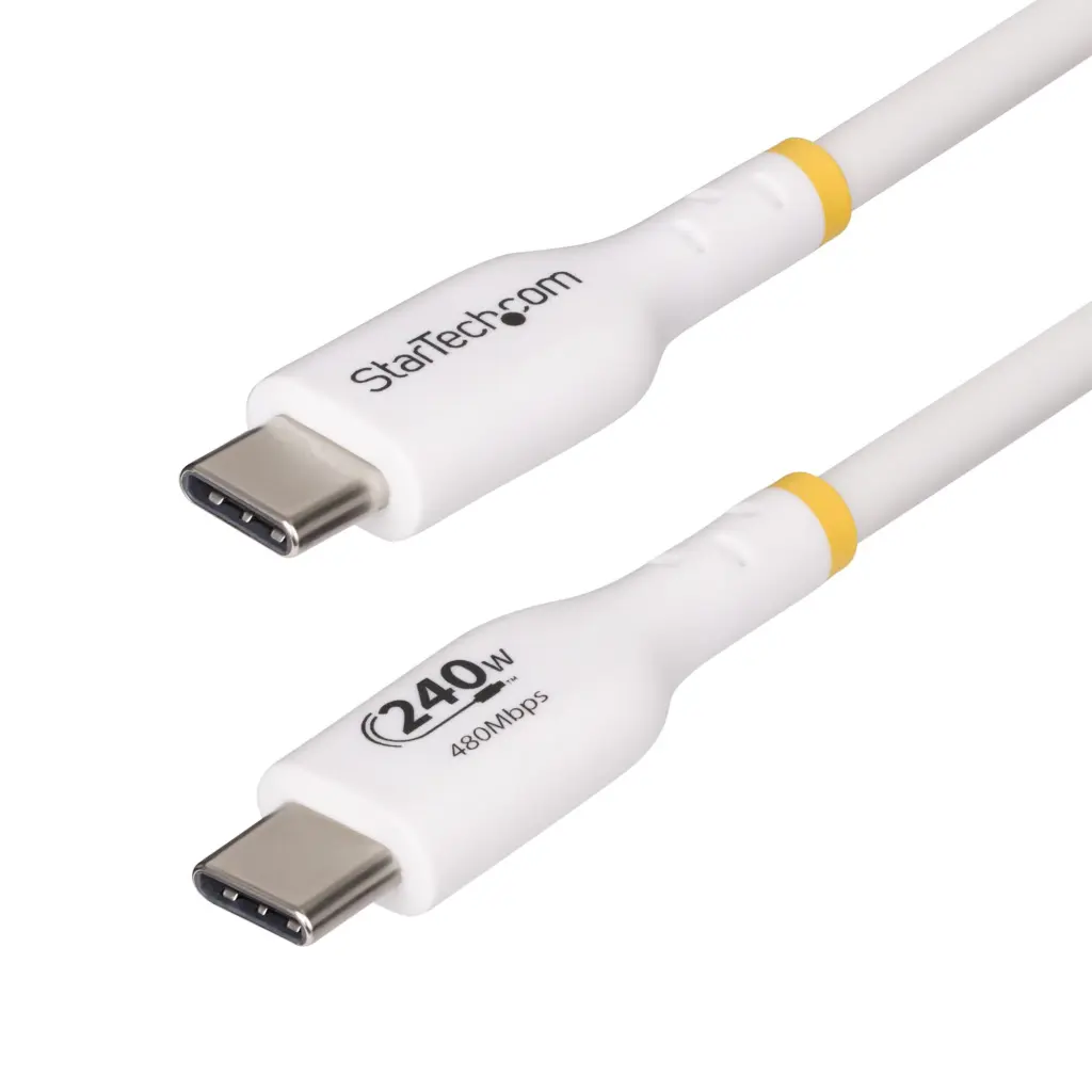 StarTech.com 4m USB-C 240W PD EPR White Charging Cable