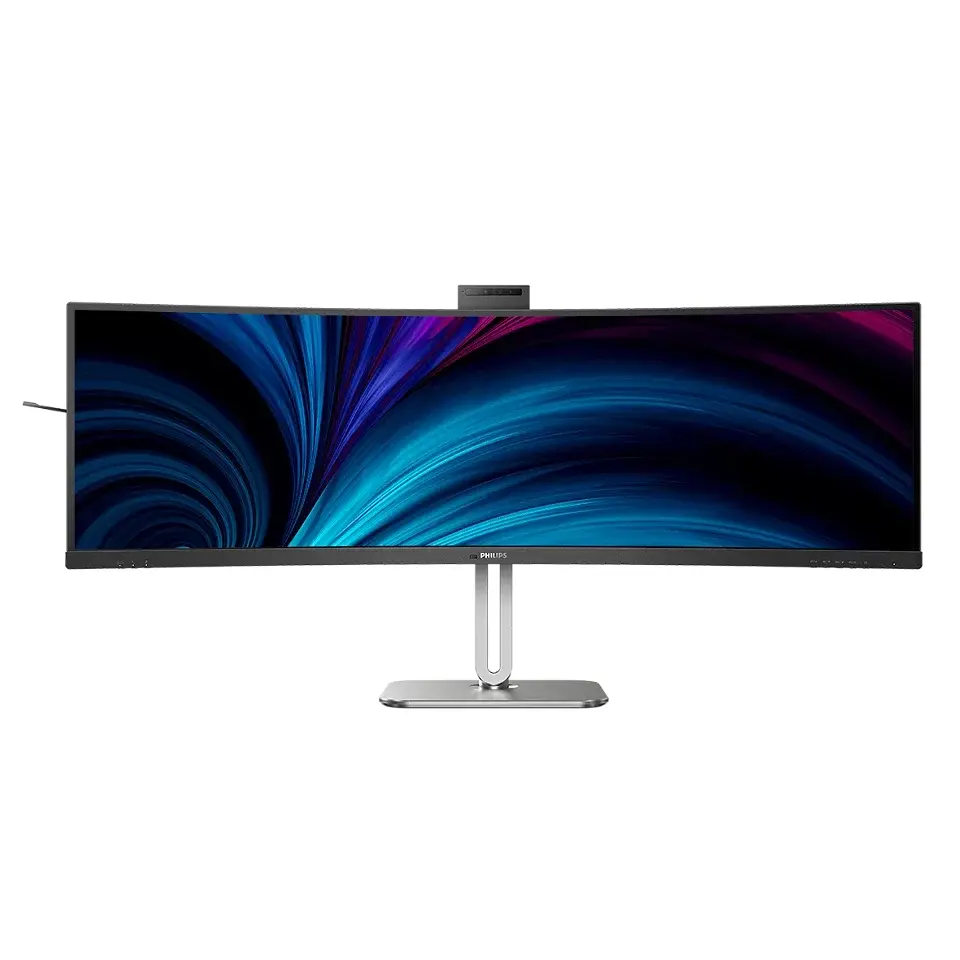 Philips 5000 Series 48.8 Inch 5120 x 1440 Pixels Dual Quad HD VA Panel HDMI DisplayPort USB-C Curved Business Monitor