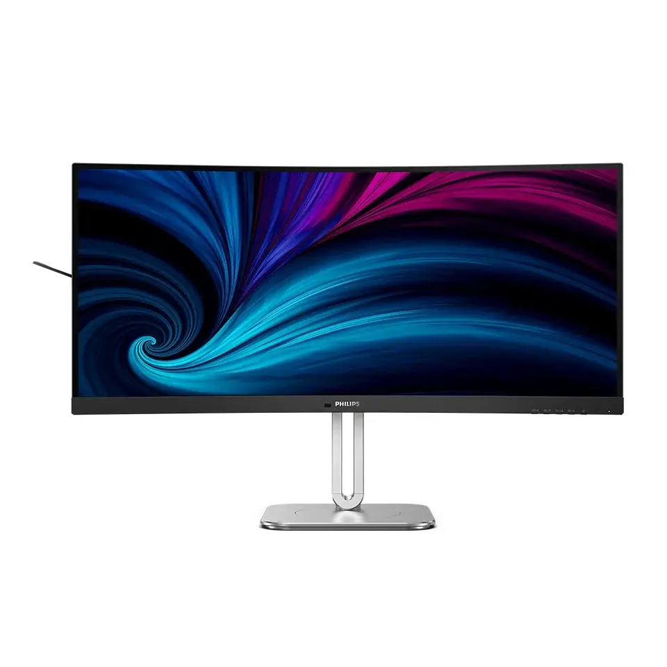 Philips 5000 Series 34 Inch 3440 x 1440 Pixels VA Panel HDMI DisplayPort USB-C KVM Switch Curved Monitor