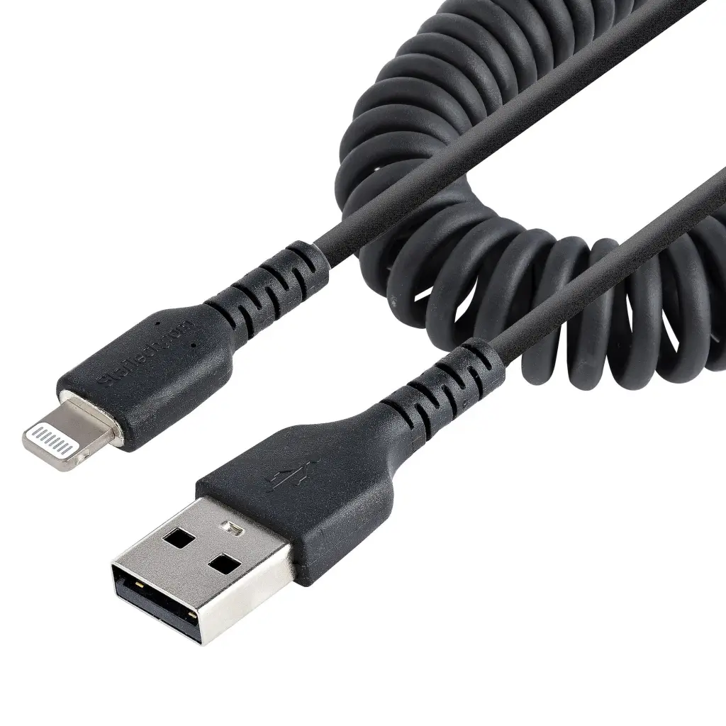 StarTech.com 50cm 20in USB To Lightning Cable Coiled