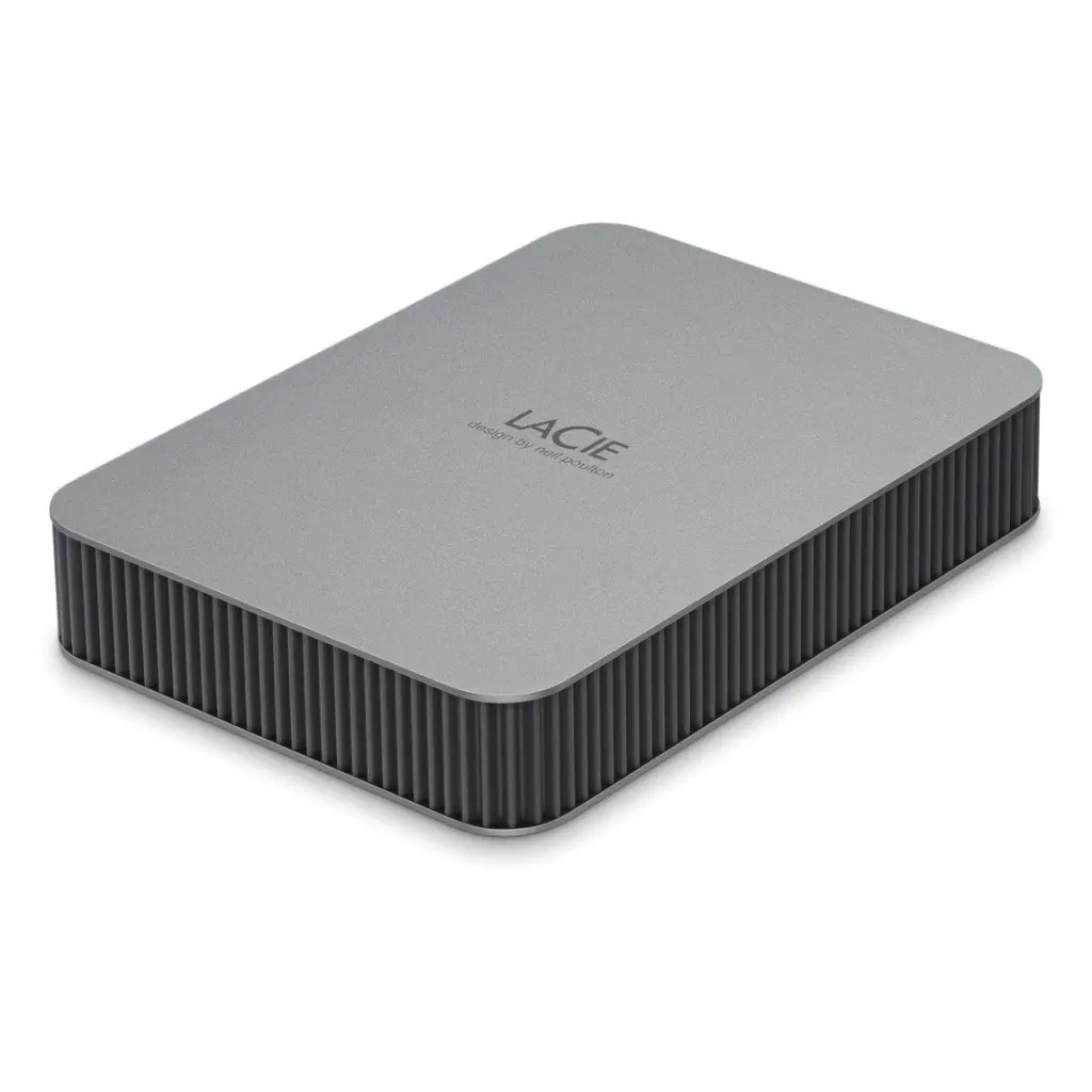 LaCie 5TB USB-C Mobile External Hard Drive Grey